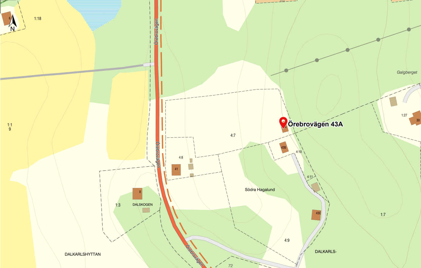 Fastighet 6 075 m² i Lindesberg – Rivningsobjekt