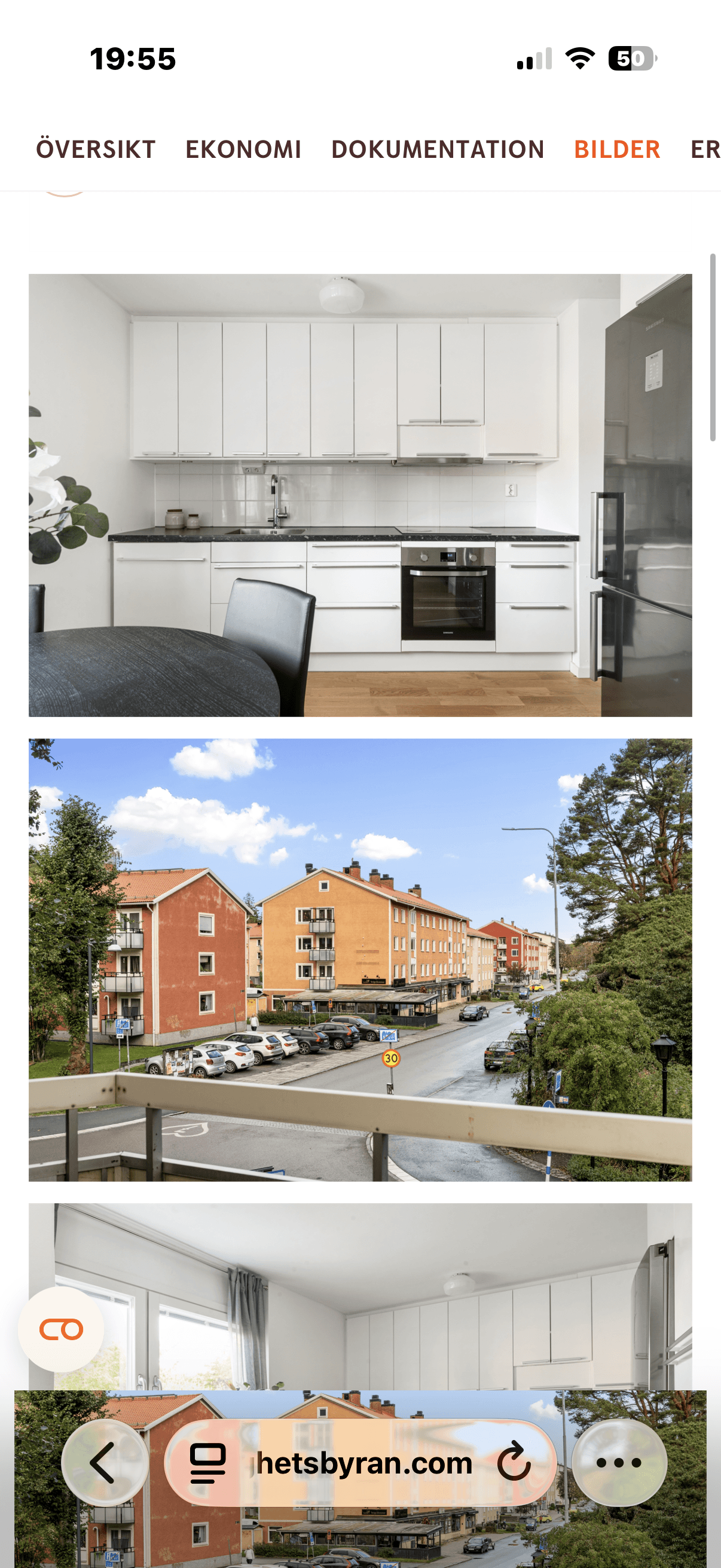 Möblerad tvåa med balkong uthyres i centrala Åkersberga – allt ingår
